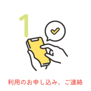 利用のお申し込み、ご連絡